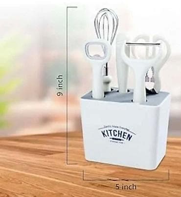 Praktičan i moderan set kuhinjskih pomagala, idealan za svaku kuhinju na lalafo.rs — 1 Praktičan i moderan set kuhinjskih pomagala, idealan za svaku kuhinju — 1