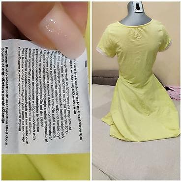 dve suknje po: Ženska haljina MARX – model “Smile” ORGANIC - Boja: svetložuta at lalafo.rs — 3 dve suknje po: Ženska haljina MARX – model “Smile” ORGANIC - Boja: svetložuta — 3