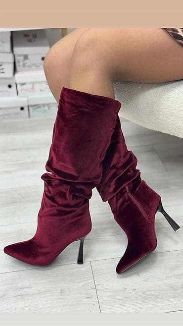 Čizme, bоја - Bordo na lalafo.rs — 1 Čizme, bоја - Bordo — 1