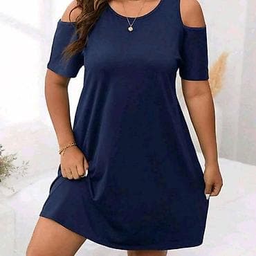 bermude teksas br: Ženska mini haljina sa otvorenim ramenima - Kroj: A-linija, opušten at lalafo.rs — 5 bermude teksas br: Ženska mini haljina sa otvorenim ramenima - Kroj: A-linija, opušten — 5