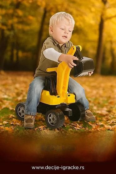 Toy Vehicles & Accessories: Dečji bager na guranje sa sedištem - Veliki plastični bager za igru at lalafo.rs — 4 Toy Vehicles & Accessories: Dečji bager na guranje sa sedištem - Veliki plastični bager za igru — 4