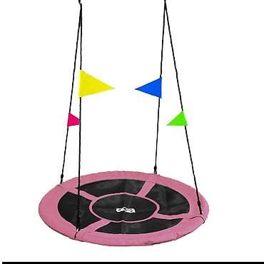 Ljuljaska precnika 120 cm - 6.200 din 👾 sarena sa zastavicama na lalafo.rs Ljuljaska precnika 120 cm - 6.200 din 👾 sarena sa zastavicama