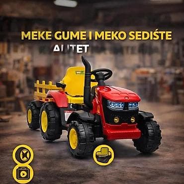 prsluk jaknica mango u: Dečji traktor na akumulator sa prikolicom – crveno/žuti - Električni at lalafo.rs — 1 prsluk jaknica mango u: Dečji traktor na akumulator sa prikolicom – crveno/žuti - Električni — 1