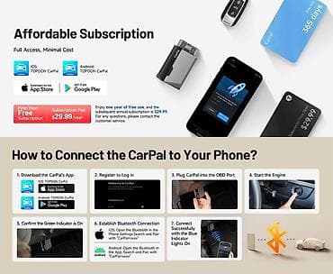 Transport: NOVO - TOPDON Carpal Bluetooth OBD2 Auto Dijagnostika Ažuriranja at lalafo.rs — 8 Transport: NOVO - TOPDON Carpal Bluetooth OBD2 Auto Dijagnostika Ažuriranja — 8