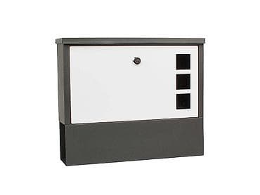 Poštansko sanduče 360x300x100 mm crno-sivo dimenzije: 360 x 300 x 100 na lalafo.rs — 1 Poštansko sanduče 360x300x100 mm crno-sivo dimenzije: 360 x 300 x 100 — 1