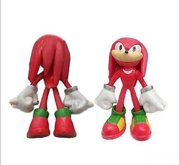 Sonic the Hedgehog Knuckles Sonic the Hedgehog plastične gumirane na lalafo.rs — 3 Sonic the Hedgehog Knuckles Sonic the Hedgehog plastične gumirane — 3