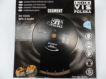 Cutting & Grinding Discs: Dijamantski rezni disk INTER VIS POLSKA – Segment 400 mm - Prečnik at lalafo.rs — 4 Cutting & Grinding Discs: Dijamantski rezni disk INTER VIS POLSKA – Segment 400 mm - Prečnik — 4
