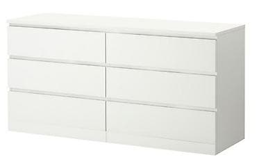 Furniture: Ikea Malm komoda sa 6 fioka at lalafo.rs — 2 Furniture: Ikea Malm komoda sa 6 fioka — 2