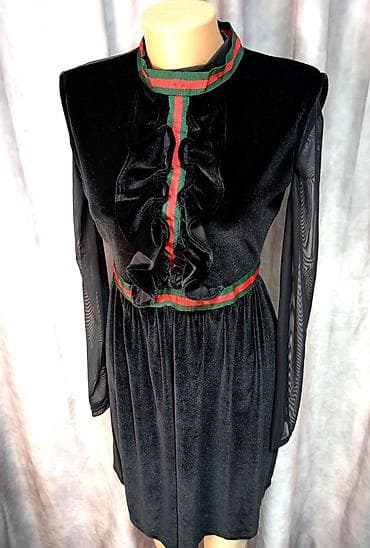 Women's Clothing: Haljina Gucci model, mekani pliš, lepo pada, model koji se može at lalafo.rs — 4 Women's Clothing: Haljina Gucci model, mekani pliš, lepo pada, model koji se može — 4
