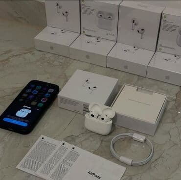 Apple AirPods (3. generacija) - Bežične slušalice sa kompaktnim na lalafo.rs Apple AirPods (3. generacija) - Bežične slušalice sa kompaktnim