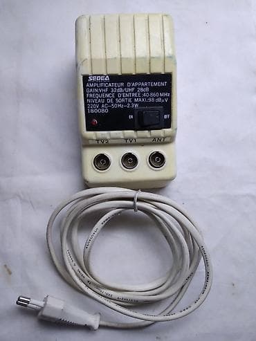 Pojacalo antensko za 2 TV,opseg 40-860 MhZ na lalafo.rs Pojacalo antensko za 2 TV,opseg 40-860 MhZ