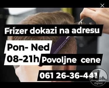 Mobilni frizer – dolazak na adresu. - Radno vreme na lalafo.rs Mobilni frizer – dolazak na adresu. - Radno vreme