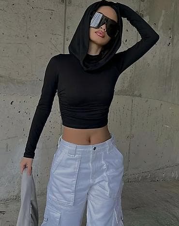 Personal Items: Bluza sa velikom kapuljacom crop top nabrana sa strane pus uh at lalafo.rs — 2 Personal Items: Bluza sa velikom kapuljacom crop top nabrana sa strane pus uh — 2
