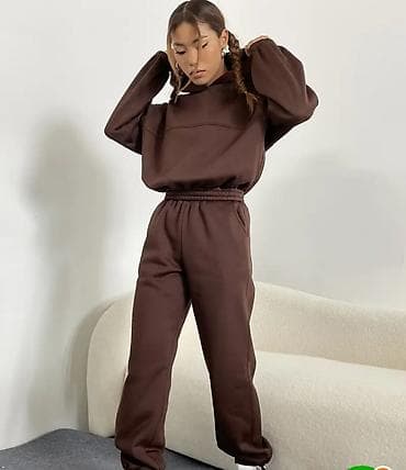 Women's Sweatsuits: Damski komplet trenerke – tamno braon Termo zimska trenerka Jednom at lalafo.rs — 3 Women's Sweatsuits: Damski komplet trenerke – tamno braon Termo zimska trenerka Jednom — 3