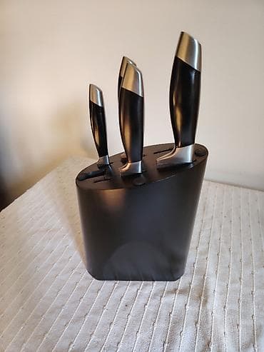 Kitchenware: BergHOFF set noževa sa stalkom – 4 komada očuvani - Elegantni at lalafo.rs — 3 Kitchenware: BergHOFF set noževa sa stalkom – 4 komada očuvani - Elegantni — 3