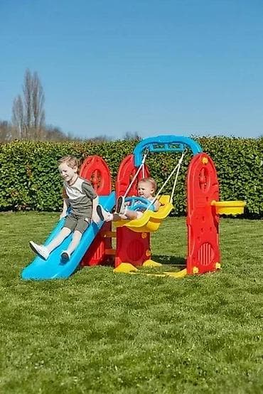 prsluk jaknica mango u: Dečiji 4-u-1 set za dvorište – tobogan, ljuljaška, koš i mini at lalafo.rs — 7 prsluk jaknica mango u: Dečiji 4-u-1 set za dvorište – tobogan, ljuljaška, koš i mini — 7