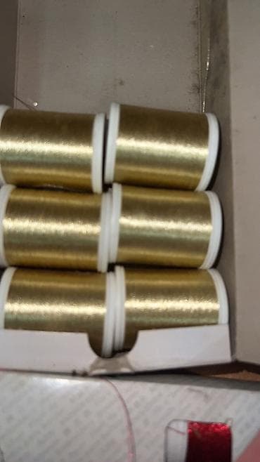 Sewing materials: Zlatni konci za vezenje i šivenje – više tipova i nijansi - at lalafo.rs — 1 Sewing materials: Zlatni konci za vezenje i šivenje – više tipova i nijansi - — 1