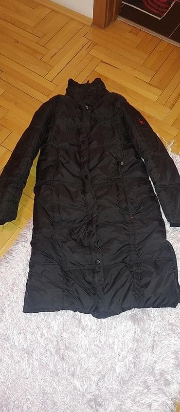 Duga crna ženska jakna – Express rukav 58cm ramena 38 cm grudi 44 na lalafo.rs — 1 Duga crna ženska jakna – Express rukav 58cm ramena 38 cm grudi 44 — 1