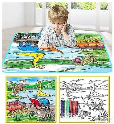 Dinosaurs Prostirka za Bojenje + GRATIS Flomasteri Prostirka at lalafo.rs — 3 Dinosaurs Prostirka za Bojenje + GRATIS Flomasteri Prostirka — 3