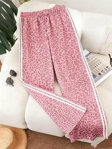 eko koza sa: Ženske široke pantalone sa leopard printom - Kroj: široke nogavice na lalafo.rs — 6 eko koza sa: Ženske široke pantalone sa leopard printom - Kroj: široke nogavice — 6