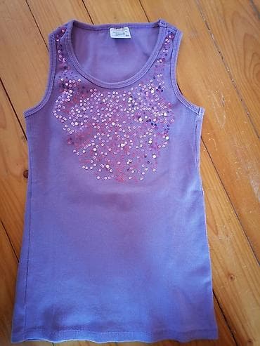 Majca za devojcice, divna, pamucna. Ljubicast boja. Velicina 164. Nije at lalafo.rs — 5 Majca za devojcice, divna, pamucna. Ljubicast boja. Velicina 164. Nije — 5