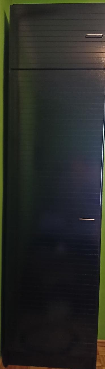 Office Furniture: Visoki ormar – crna boja, horizontalno profilisana fronta, metalne at lalafo.rs — 2 Office Furniture: Visoki ormar – crna boja, horizontalno profilisana fronta, metalne — 2