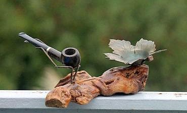 cepaci za drva: Stara pepeljara sa dva držača za lule na drvenom postolju. Stara na lalafo.rs — 1 cepaci za drva: Stara pepeljara sa dva držača za lule na drvenom postolju. Stara — 1