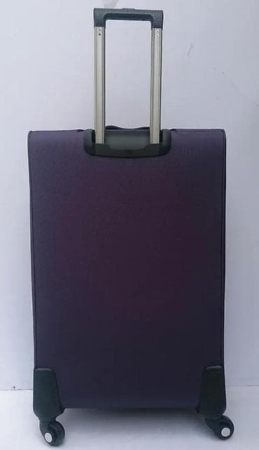 Travel suitcases and bags: Reddy Wenge kofer na točkiće – tekstilni, tamnoljubičaste boje at lalafo.rs — 4 Travel suitcases and bags: Reddy Wenge kofer na točkiće – tekstilni, tamnoljubičaste boje — 4