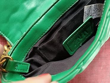 RASPRODAJA!!Zelena ženska torbica preko ramena sa lancem - Materijal at lalafo.rs — 4 RASPRODAJA!!Zelena ženska torbica preko ramena sa lancem - Materijal — 4