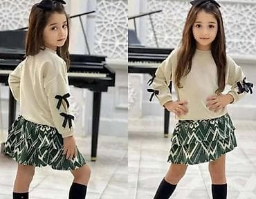 Dečiji komplet za devojčice – bluza i suknja - Dizajn: dvojelementni na lalafo.rs — 5 Dečiji komplet za devojčice – bluza i suknja - Dizajn: dvojelementni — 5