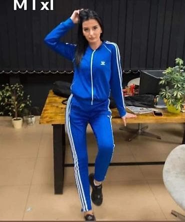 Adidas ženska trenerka pistać kraljevski plava NOVO Novo Mokra likra na lalafo.rs Adidas ženska trenerka pistać kraljevski plava NOVO Novo Mokra likra