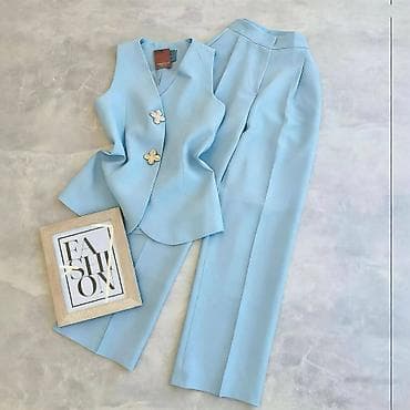 Ženski elegantni komplet – prsluk i pantalone - Dvodijelni set na lalafo.rs — 5 Ženski elegantni komplet – prsluk i pantalone - Dvodijelni set — 5