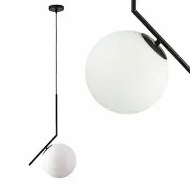 Vislica lampa (pendant lamp) with E27 socket, made of metal and glass na lalafo.rs — 2 Vislica lampa (pendant lamp) with E27 socket, made of metal and glass — 2