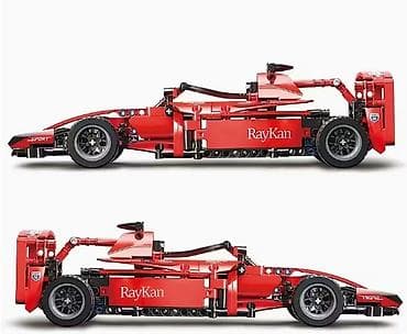 Kockice za sastavljanje - Crvena formula pull back Kockice, izgledom na lalafo.rs — 2 Kockice za sastavljanje - Crvena formula pull back Kockice, izgledom — 2