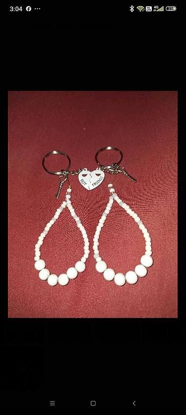 Set prijateljskih priveza za ključeve – 2 komada. - Dizajn: metalni at lalafo.rs — 2 Set prijateljskih priveza za ključeve – 2 komada. - Dizajn: metalni — 2