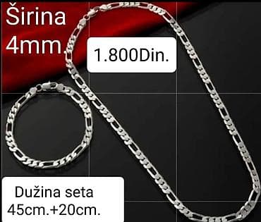 PRELEPE KVALITETNE POSREBRENE SETOVI OD DVA NAKITA SA ŽIGOM S925 at lalafo.rs — 1 PRELEPE KVALITETNE POSREBRENE SETOVI OD DVA NAKITA SA ŽIGOM S925 — 1