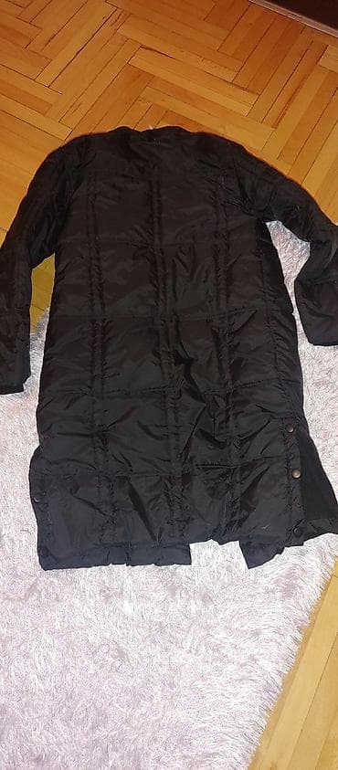 Duga crna ženska jakna – Express rukav 58cm ramena 38 cm grudi 44 na lalafo.rs — 2 Duga crna ženska jakna – Express rukav 58cm ramena 38 cm grudi 44 — 2