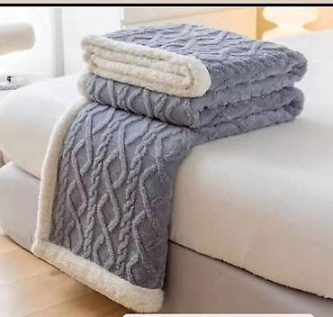 Topao zimski prekrivač/ćebe sa šerpa postavom - Dimenzije (prikazane na lalafo.rs — 4 Topao zimski prekrivač/ćebe sa šerpa postavom - Dimenzije (prikazane — 4