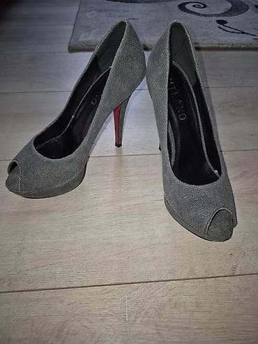 Sive ženske salonke s otvorenim prstima (peep toe) – Milano - na lalafo.rs Sive ženske salonke s otvorenim prstima (peep toe) – Milano -