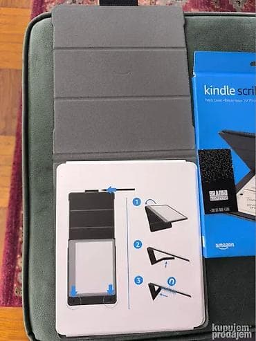 Amazon Kindle Scribe Fabric Folio Cover - Black/Grey ORIGINAL na lalafo.rs — 4 Amazon Kindle Scribe Fabric Folio Cover - Black/Grey ORIGINAL — 4