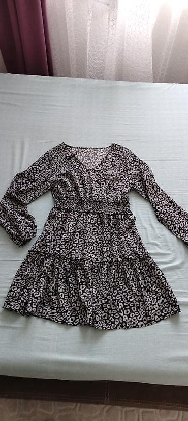 Personal Items: Prelepa leopard haljina dugih rukava,lepršava i lagana, sa gumom u at lalafo.rs — 1 Personal Items: Prelepa leopard haljina dugih rukava,lepršava i lagana, sa gumom u — 1