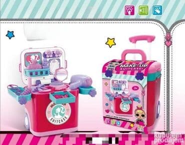 Dečiji setovi za ulepšavanje: Kofer set za ulepšavanje Torba-kofer set na točkiće, savršen za male na lalafo.rs — 1 Dečiji setovi za ulepšavanje: Kofer set za ulepšavanje Torba-kofer set na točkiće, savršen za male — 1