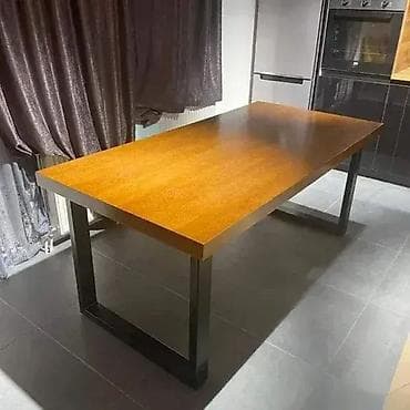 Furniture: Industrijski trpezarijski sto — model P 🛠️ Moderan sto u at lalafo.rs — 3 Furniture: Industrijski trpezarijski sto — model P 🛠️ Moderan sto u — 3