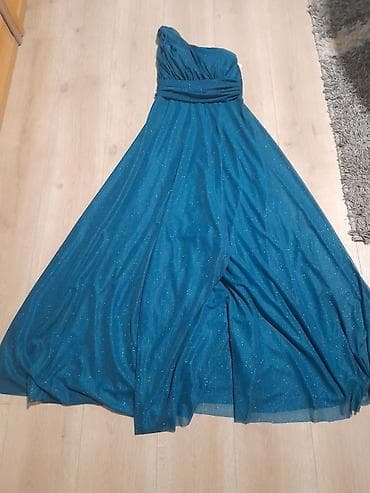 Duga svecana plava haljina at lalafo.rs — 3 Duga svecana plava haljina — 3