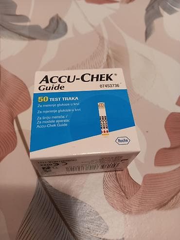 Accu-chek guide trakice 50 kom, važe do 23.07.2026. Lično preuzimanje na lalafo.rs Accu-chek guide trakice 50 kom, važe do 23.07.2026. Lično preuzimanje