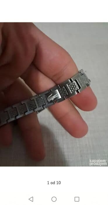 Narukvica Lacoste hirurški čelikCena:2200din at lalafo.rs — 4 Narukvica Lacoste hirurški čelikCena:2200din — 4