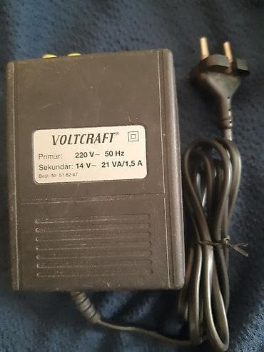 VOLTCRAF T ispravljac 22V 1 A ispravan - Ulaz (primar): 220 V na lalafo.rs VOLTCRAF T ispravljac 22V 1 A ispravan - Ulaz (primar): 220 V