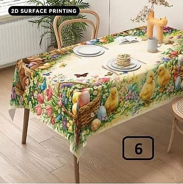 Uskršnji dekorativni stolnjak – model 6 - Dimenzije: 140 x 180 cm na lalafo.rs — 3 Uskršnji dekorativni stolnjak – model 6 - Dimenzije: 140 x 180 cm — 3