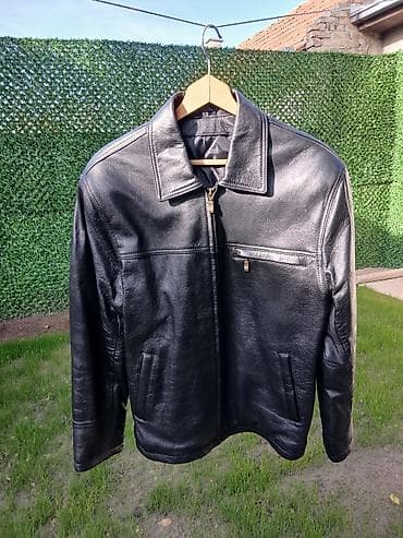 cista koza broj: Muška kožna jakna – klasičan model - Materijal: prava koža (crna) na lalafo.rs — 1 cista koza broj: Muška kožna jakna – klasičan model - Materijal: prava koža (crna) — 1