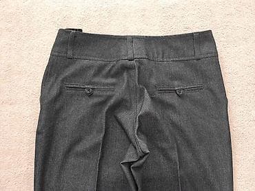 Ženske pantalone tamno sive elegantne srednje debljine 38 i M Prelep na lalafo.rs — 5 Ženske pantalone tamno sive elegantne srednje debljine 38 i M Prelep — 5